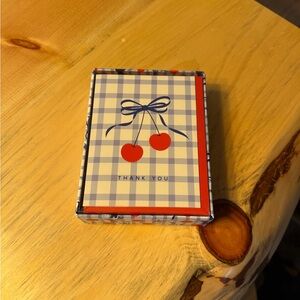 Sheffield Home Blue and Red Thank You Cards